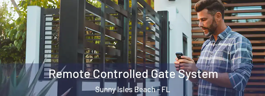  Remote Controlled Gate System Sunny Isles Beach - FL